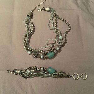 Lia Sophia Jade necklace combo